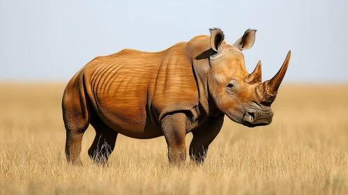 Rhinoceros in Natural Habitat