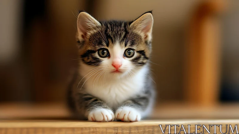 Charming Kitten with Expressive Eyes