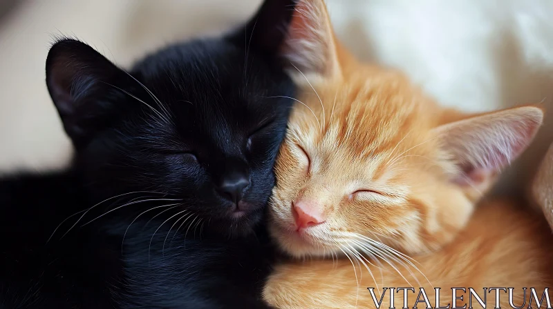 Cute Sleeping Kittens