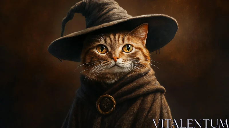 Cat Wizard Portrait