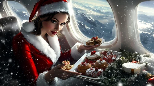 Santa's Airborne Christmas Feast