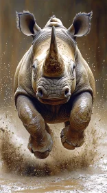 Rhinoceros in Motion