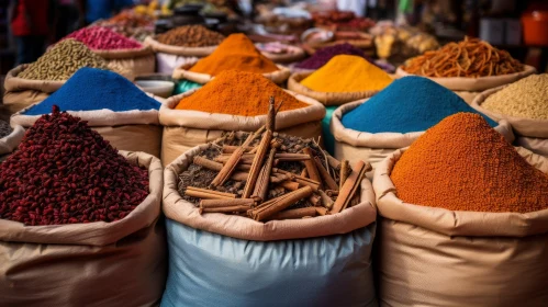 Discover the Exquisite World of Spices at an Open-Air Market