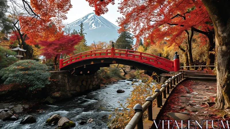 Mount Fuji Landscape in Japan | Serene Autumn Beauty AI Image