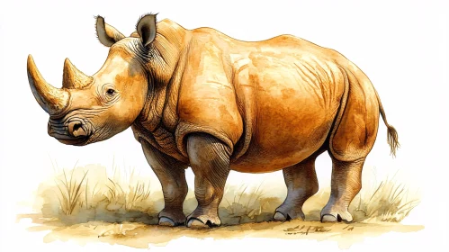 Rhinoceros Artwork