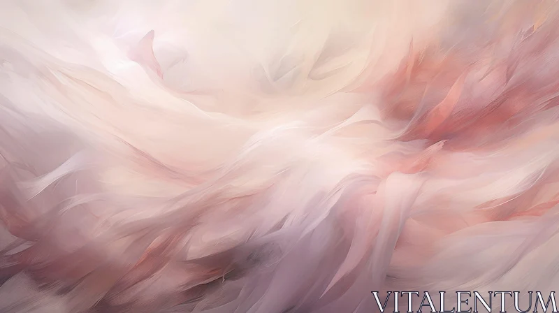 Ethereal Abstract Painting in Soft Colors AI Image