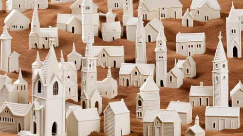 White Clay Houses on Sand: Captivating Danish Design