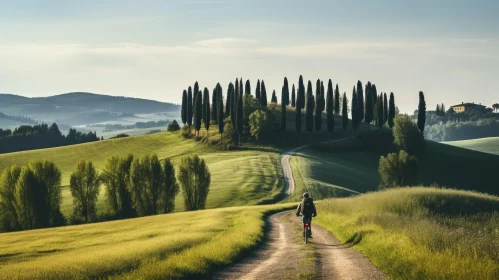 Cycling through the Serene Countryside of Tuscany, Italy