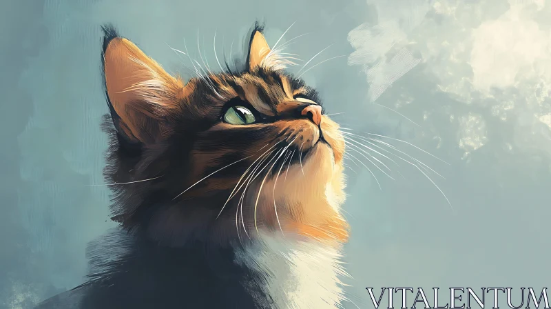 AI ART Artistic Cat Portrait