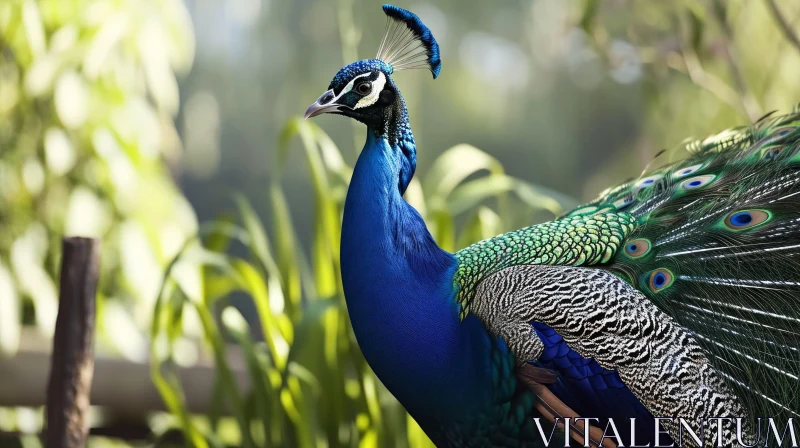 Captivating Peacock Photography: Majestic Beauty in Vibrant Colors AI Image