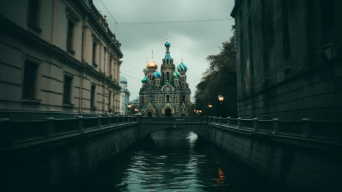 Enchanting Cathedral in a Water Canal: A Captivating Architectural Masterpiece
