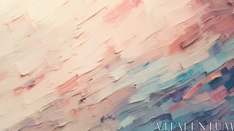 Soft Pastel Colors Painting - Interior Decoration Artwork AI Image
