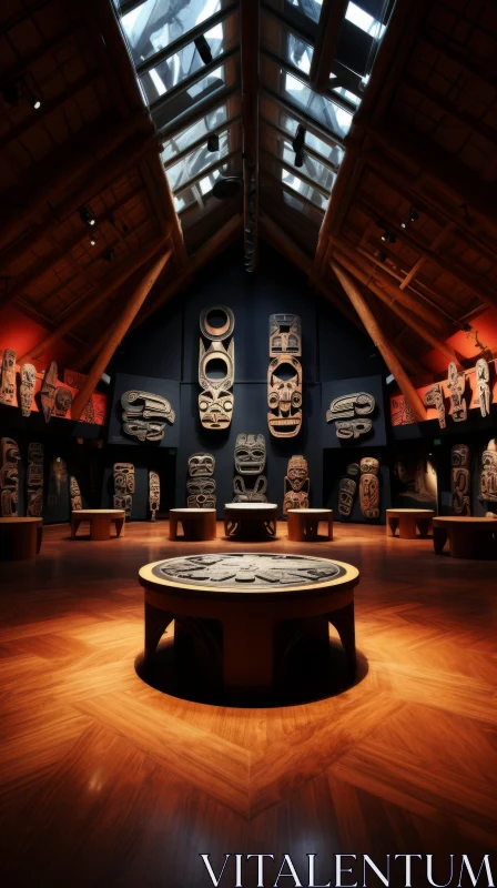 Captivating Indigenous Art Exhibition in Vancouver, Canada AI Image