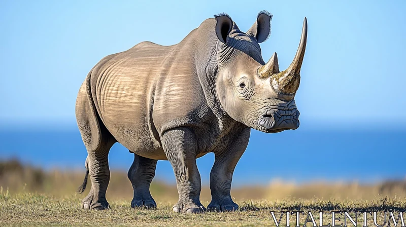 Wild Rhinoceros by Ocean AI Image