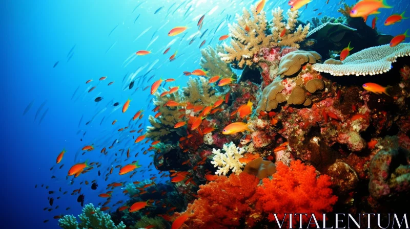 Coral Reef Live Wallpaper: Captivating Fish and Vibrant Colors AI Image