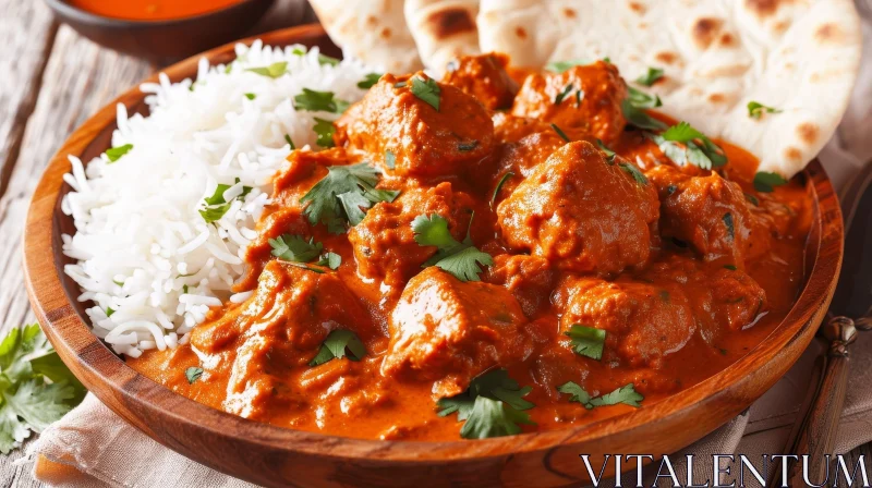 Delicious Chicken Tikka Masala: A Taste of India AI Image