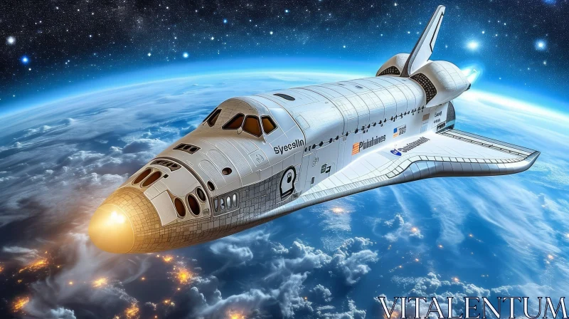 Space Shuttle Game Wallpaper: Hyper-Realistic Animal Illustrations AI Image