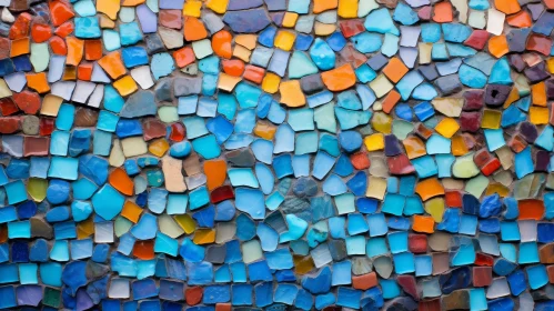 Colorful Glass Mosaic Wall Art