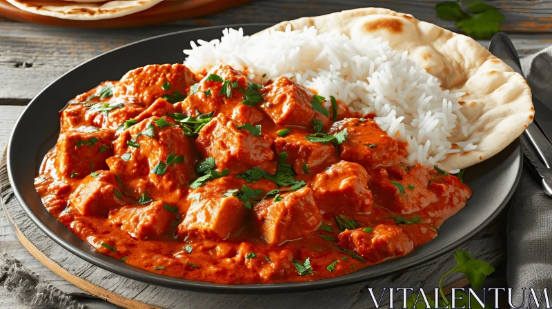Delicious Chicken Tikka Masala: A Culinary Delight AI Image