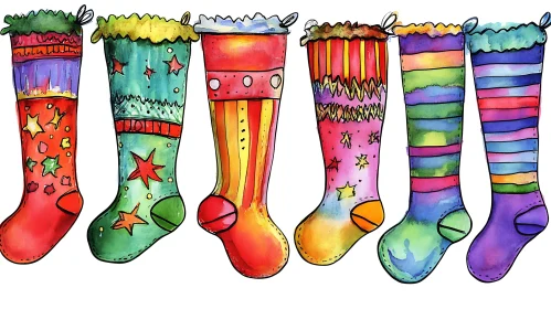 Festive and Colorful Holiday Stocking Designs