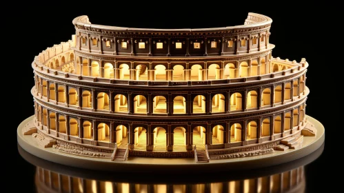 Colosseum 3D Model - Ancient Roman Amphitheater in Rome, Italy