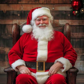 Santa Claus Bringing Holiday Cheer