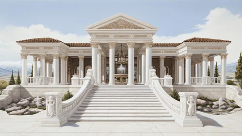 Luxurious Mansion with Classical Architecture