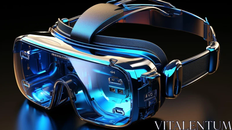 Cutting-Edge Virtual Reality Glasses for Immersive Experiences AI Image