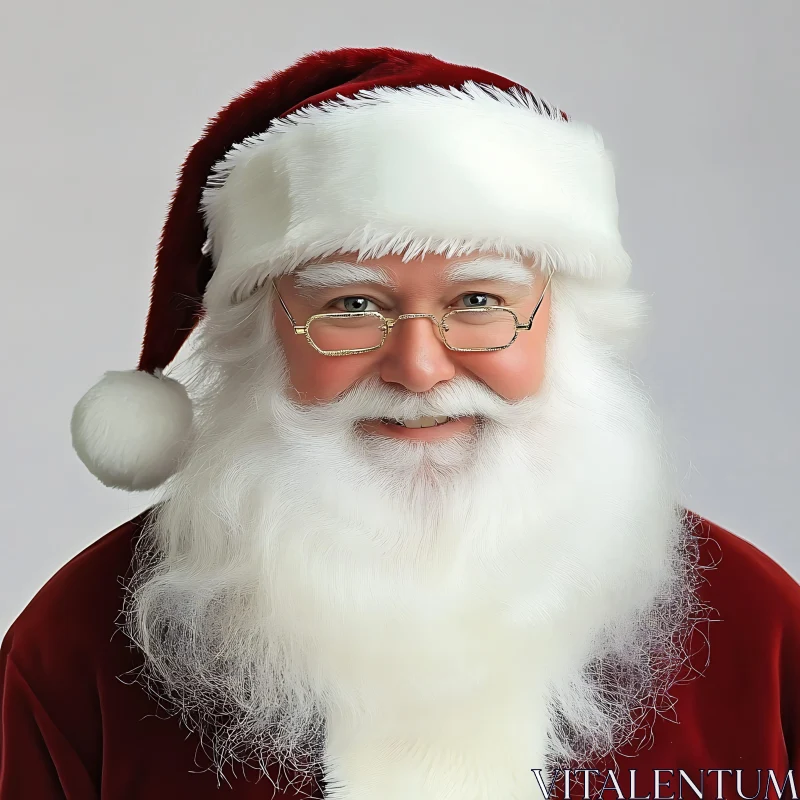 Festive Santa Claus Image AI Image