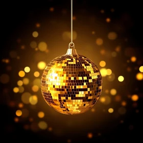 Shiny Gold Party Ball