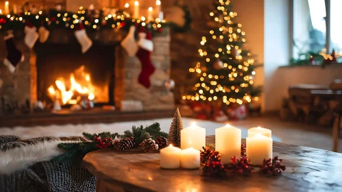 Festive Christmas Living Room Decor