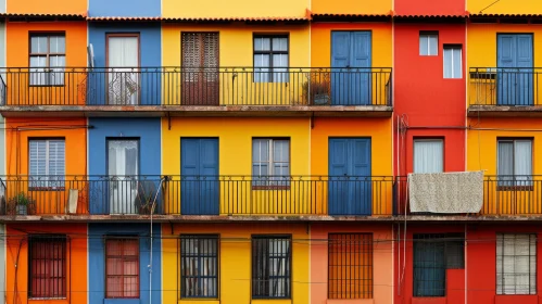 Captivating Colorful Facades of Buildings in Minimalist Style