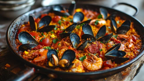 Delicious Spanish Paella: A Vibrant Seafood Rice Dish