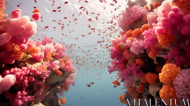Underwater Coral Reef: A Floral Surrealism Masterpiece AI Image
