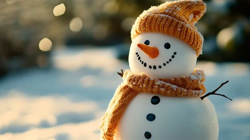 Snowman in Winter Wonderland