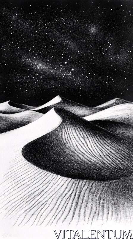 Celestial Desert Landscape
