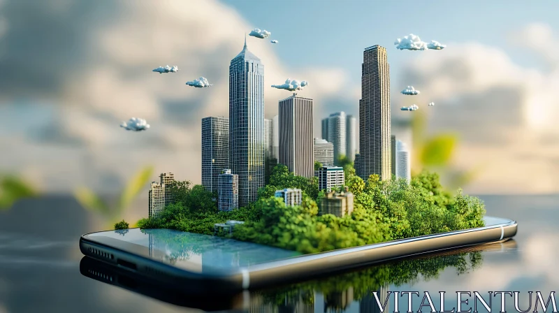 Urban Landscape Transforming from a Mobile Device