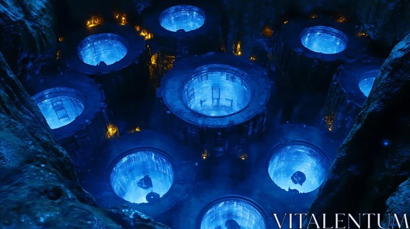 Enigmatic Blue Light Cylinders