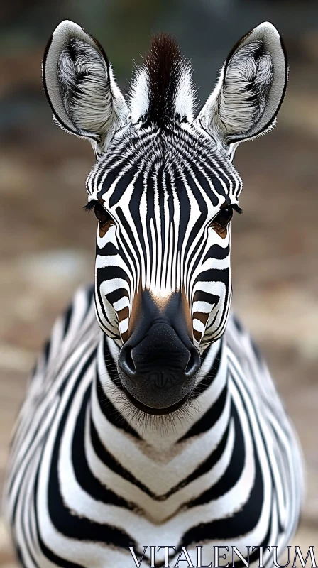Zebra's Symmetrical Stripes