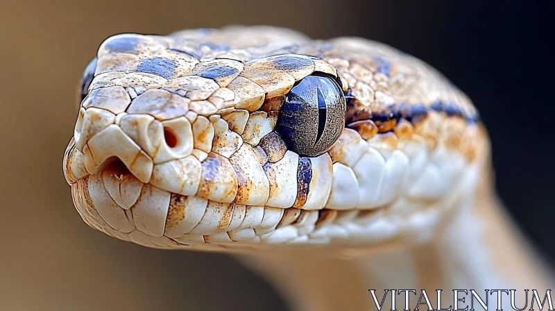 AI ART Detailed Snake Close-Up