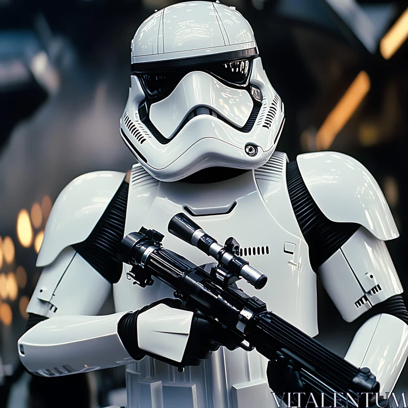 Sci-Fi Stormtrooper Robot AI Image