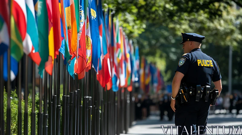 Security Patrol by International Flags AI Image