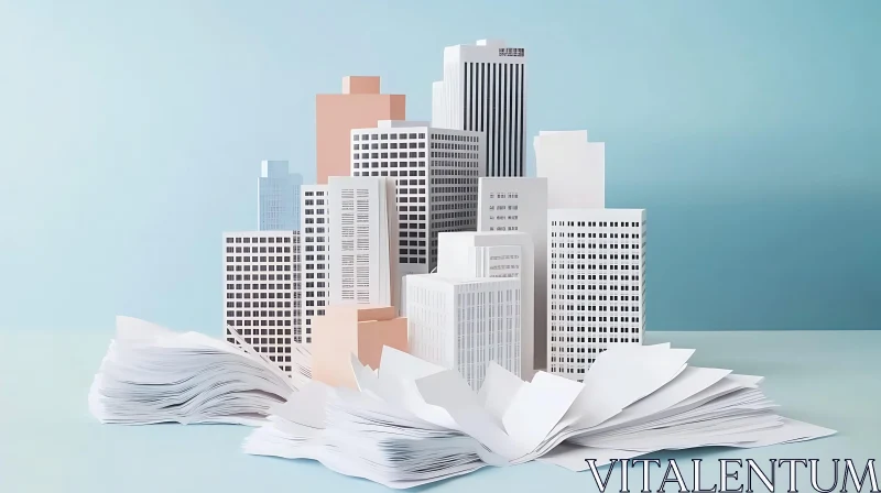 Paper City Architecture Book Design