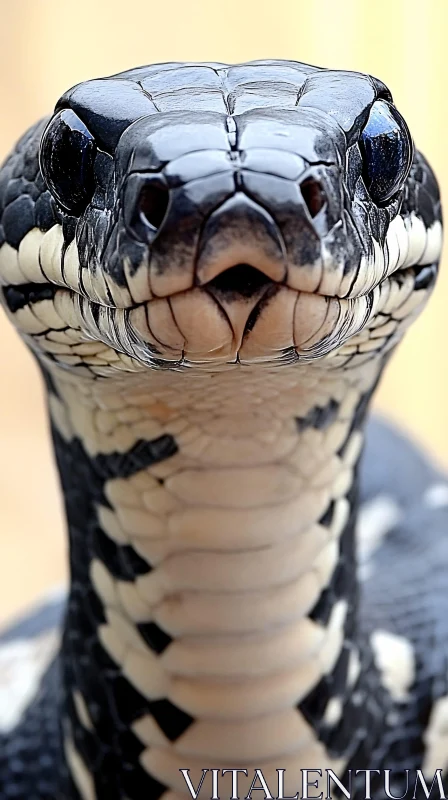 AI ART Intricate Snake Scale Portrait