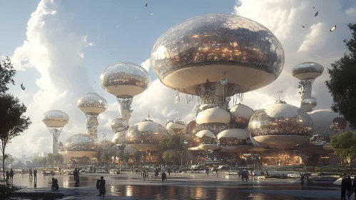 Innovative Floating Dome Architecture