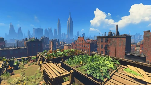 City Rooftop's Green Oasis