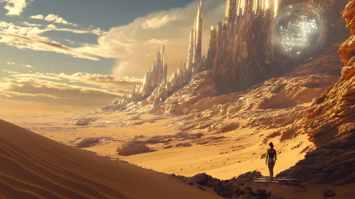 Otherworldly Desert and Fantastical Cityscape