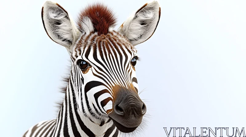 Zebra Close-up Image AI Image