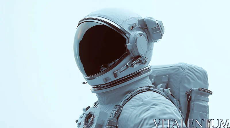 Modern Spacesuit Astronaut AI Image