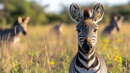 Elegant Zebra in the Wild